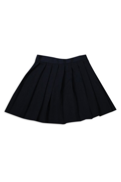 CH199 Design women's dark blue cheerleading pleated skirt invisible zipper pleated skirt side zipper cheerleading pleated skirt hk center detail view-6
